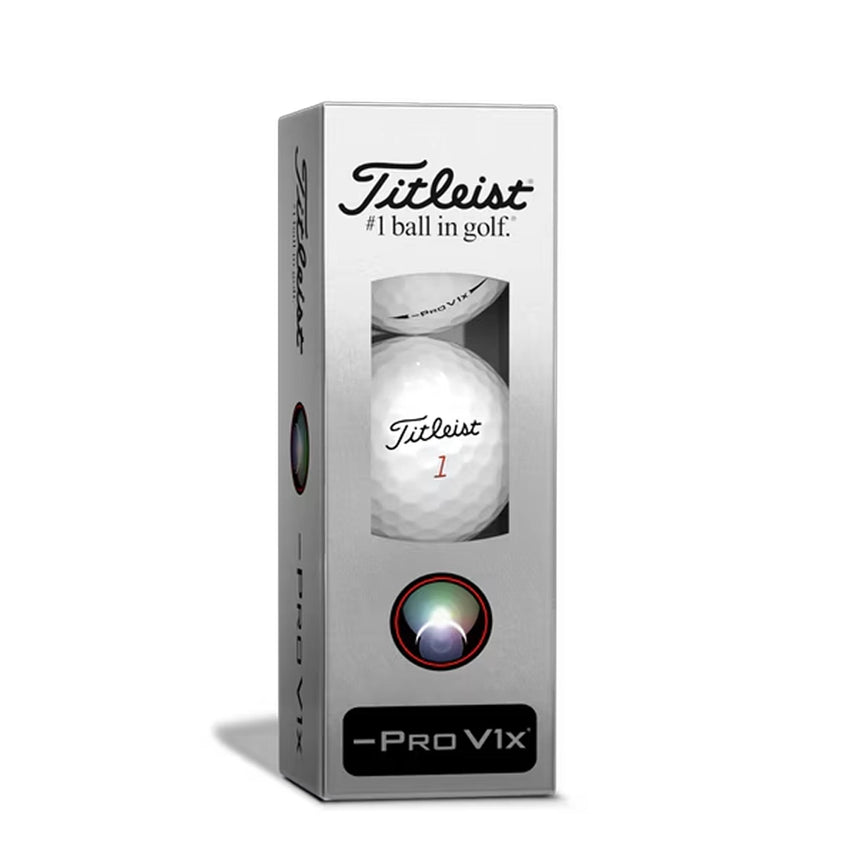 Titleist Pro V1x Left Dash Holiday Gift Box Golf Balls - 2 Dozen