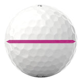 Titleist Pro V1x Left Dash Performance Alignment Golf Balls - Pink