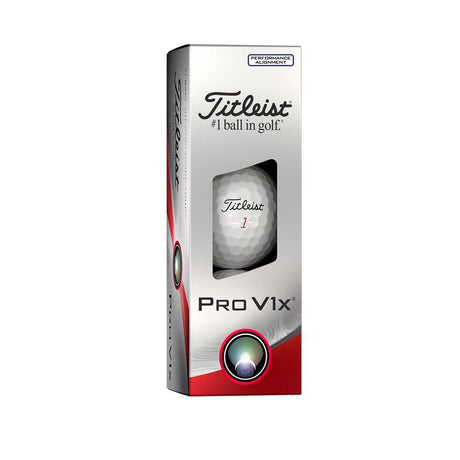 Titleist Pro V1x Performance Alignment Golf Balls - Blue