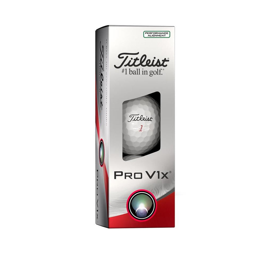 Titleist Pro V1x Performance Alignment Golf Balls - Green