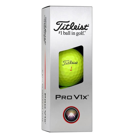 Titleist Pro V1x Yellow Personalized Golf Balls
