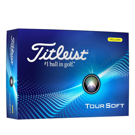 Titleist Tour Soft Golf Balls - Yellow - 2024