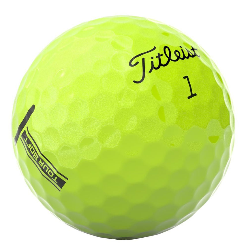 Titleist Tour Soft Golf Balls - Yellow - 2024