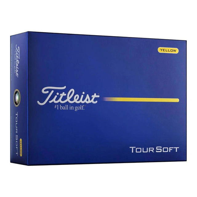 Titleist Tour Soft Yellow Personalized Golf Balls