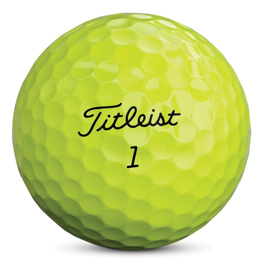 Titleist Tour Speed Golf Balls - Yellow