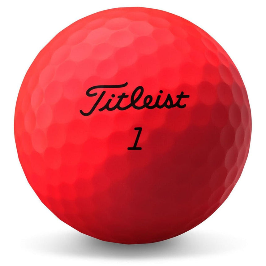 Titleist TruFeel Golf Balls - Matte Red