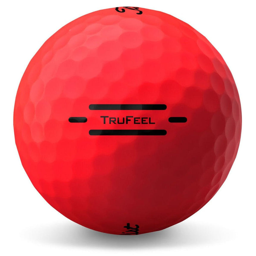 Titleist TruFeel Golf Balls - Matte Red