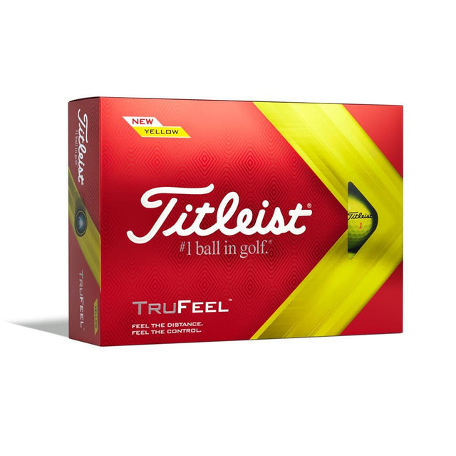 Titleist TruFeel Golf Balls - Yellow - 2022