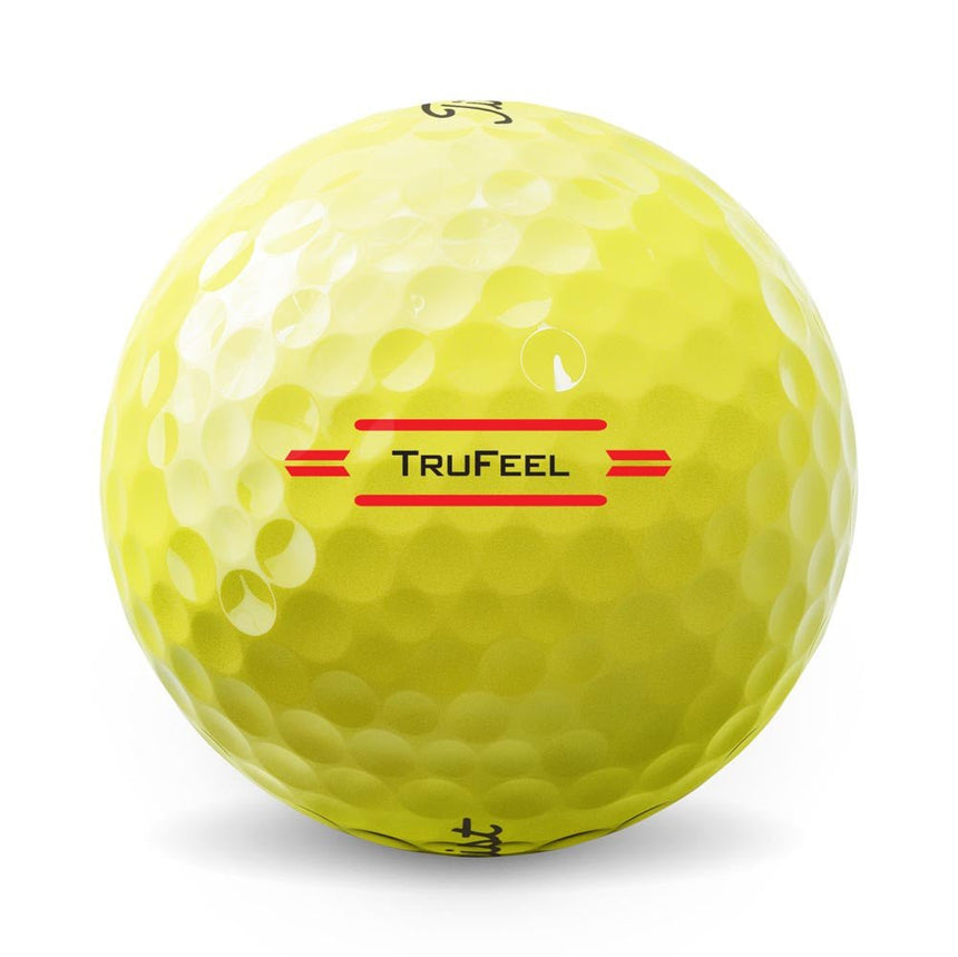 Titleist TruFeel Golf Balls - Yellow - 2022