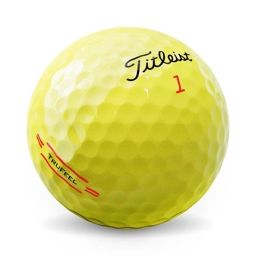 Titleist TruFeel Golf Balls - Yellow - 2022