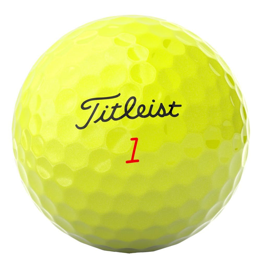 Titleist TruFeel Golf Balls - Yellow - 2024