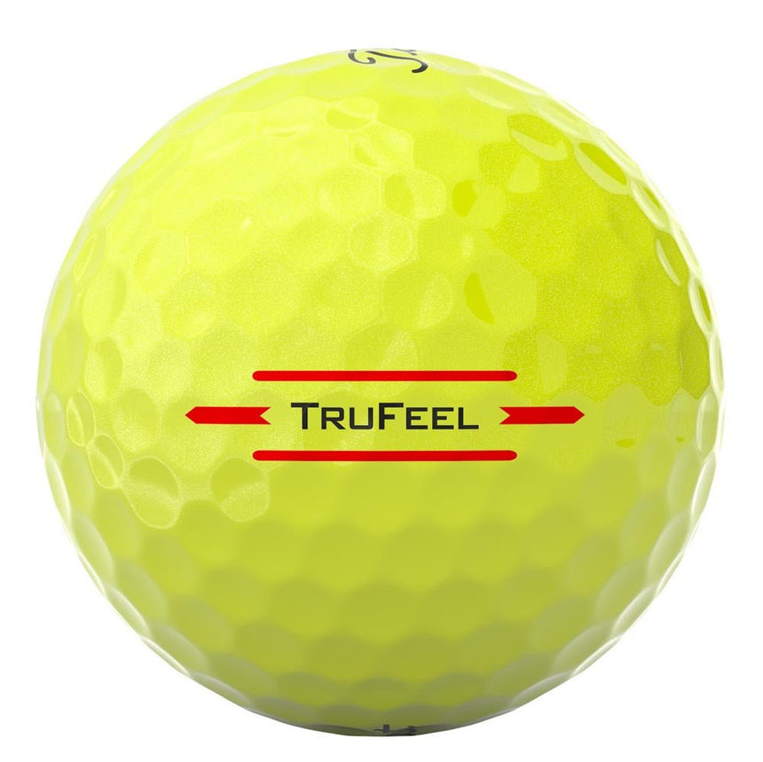 Titleist TruFeel Golf Balls - Yellow - 2024