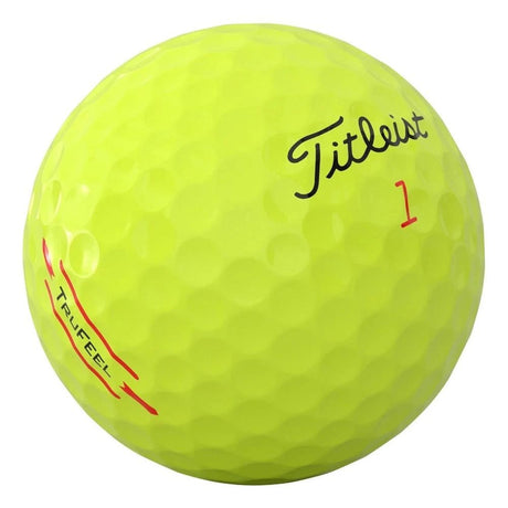 Titleist TruFeel Yellow Personalized Golf Balls