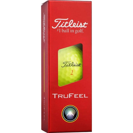 Titleist TruFeel Yellow Personalized Golf Balls