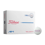Titleist 2026 Velocity AIM Peformance Red, White, and Blue Golf Balls