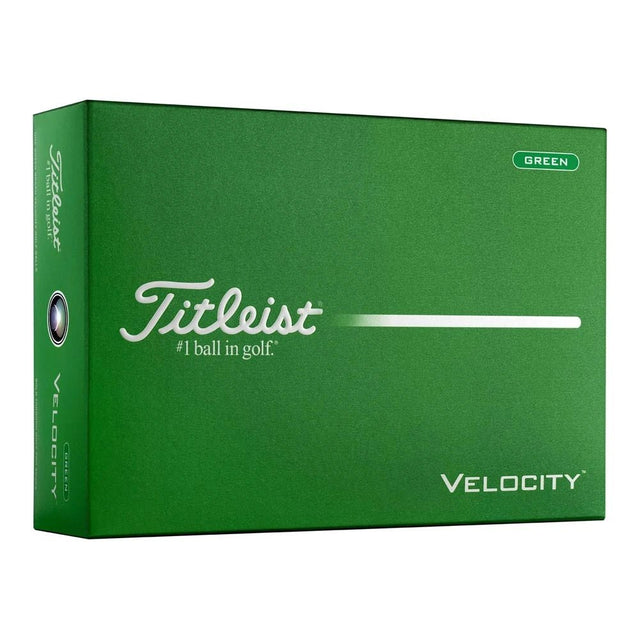 Titleist Velocity Double Digit Golf Balls - Matte Green