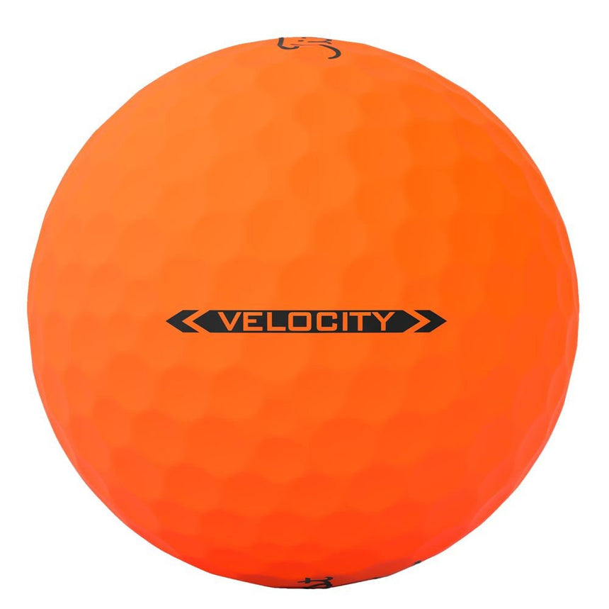 Titleist Velocity Double Digit Golf Balls - Matte Orange - 2024