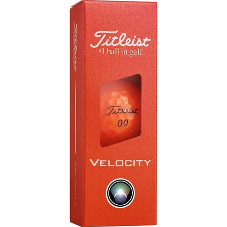 Titleist Velocity Double Digit Golf Balls - Matte Orange