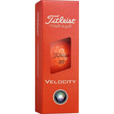 Titleist Velocity Matte Orange Personalized Golf Balls