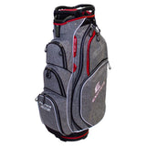 Gray Heather Red White