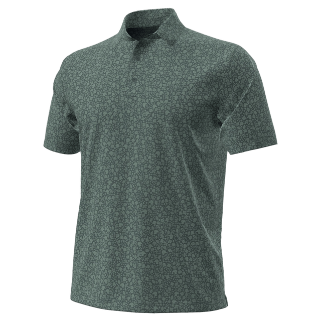 Under Armour Drive Squirrel Botanic Golf Polo - Jasper Blue