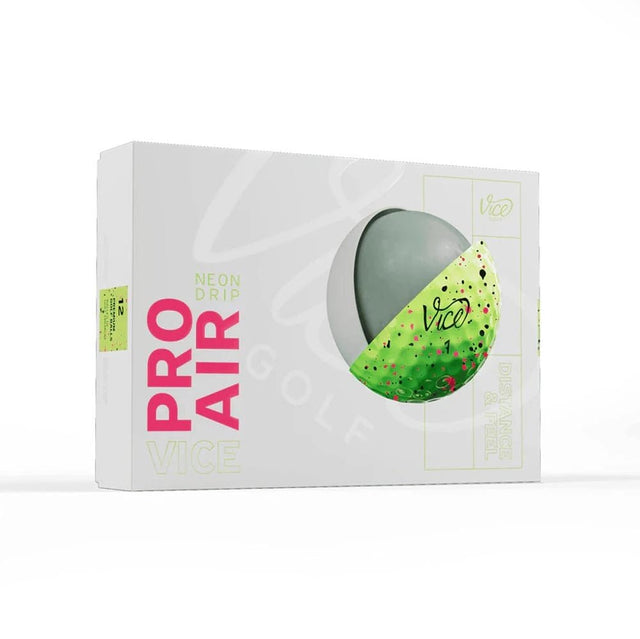 Vice Golf Pro Air Golf Balls - Neon Drip
