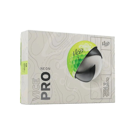 Vice Golf Pro Golf Balls - Neon Lime