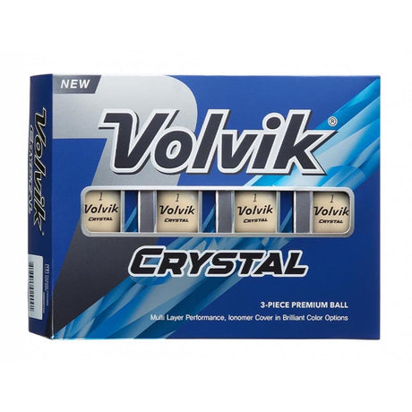 Volvik Crystal Golf Balls - White