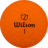 Wilson DUO Soft Orange Personalized Golf Balls