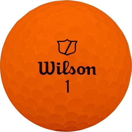 Wilson DUO Soft Orange Personalized Golf Balls