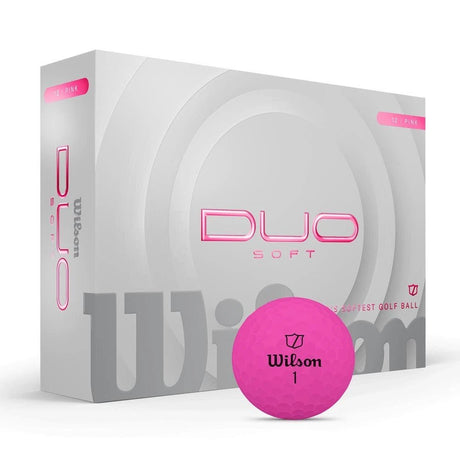 Wilson DUO Soft Pink Personalized Golf Balls