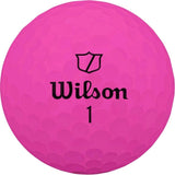 Wilson DUO Soft Pink Personalized Golf Balls