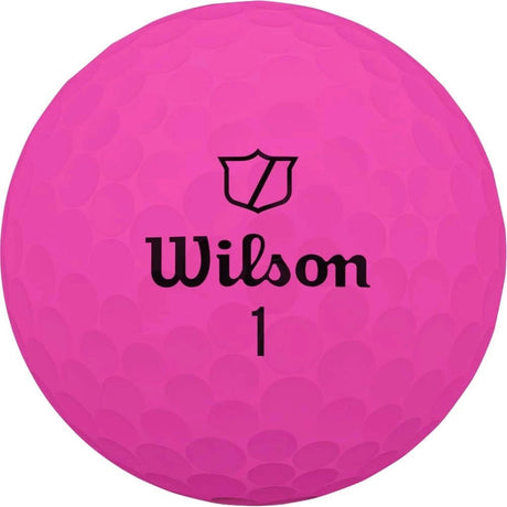 Wilson DUO Soft Pink Personalized Golf Balls