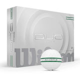Wilson Duo Soft TRK360 Golf Balls - Green/Silver