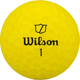 Wilson DUO Soft Yellow Personalized Golf Balls