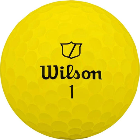 Wilson DUO Soft Yellow Personalized Golf Balls