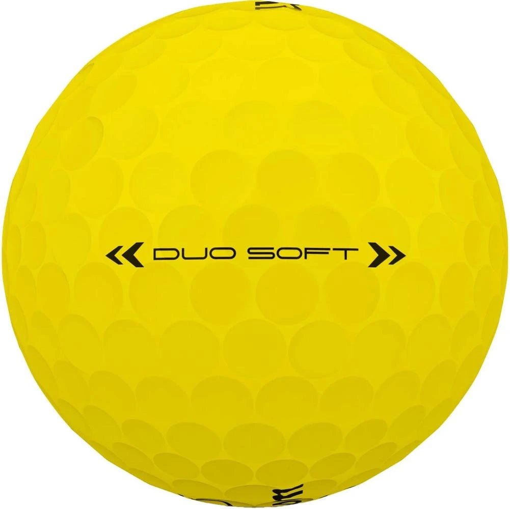 Wilson DUO Soft Yellow Personalized Golf Balls