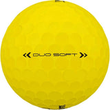 Wilson DUO Soft Yellow Personalized Golf Balls