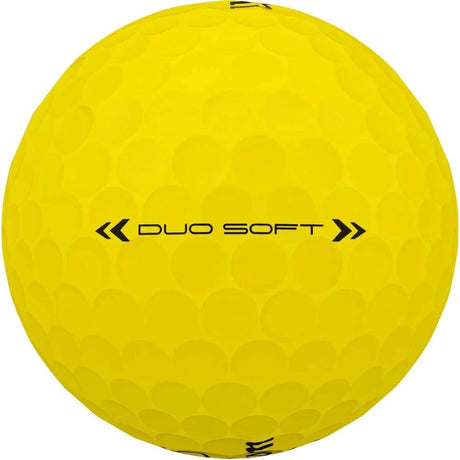 Wilson DUO Soft Yellow Personalized Golf Balls