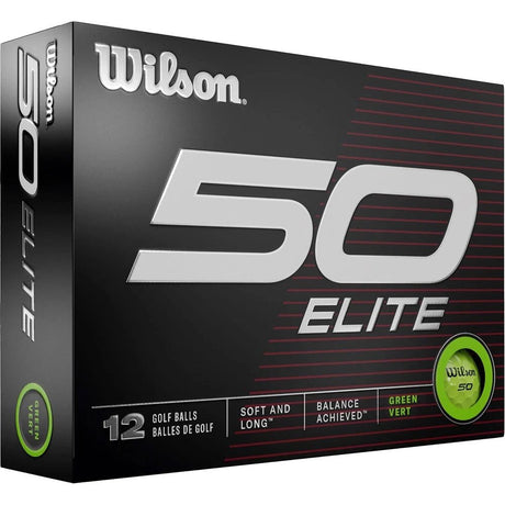 Wilson Fifty Elite Golf Balls - Green