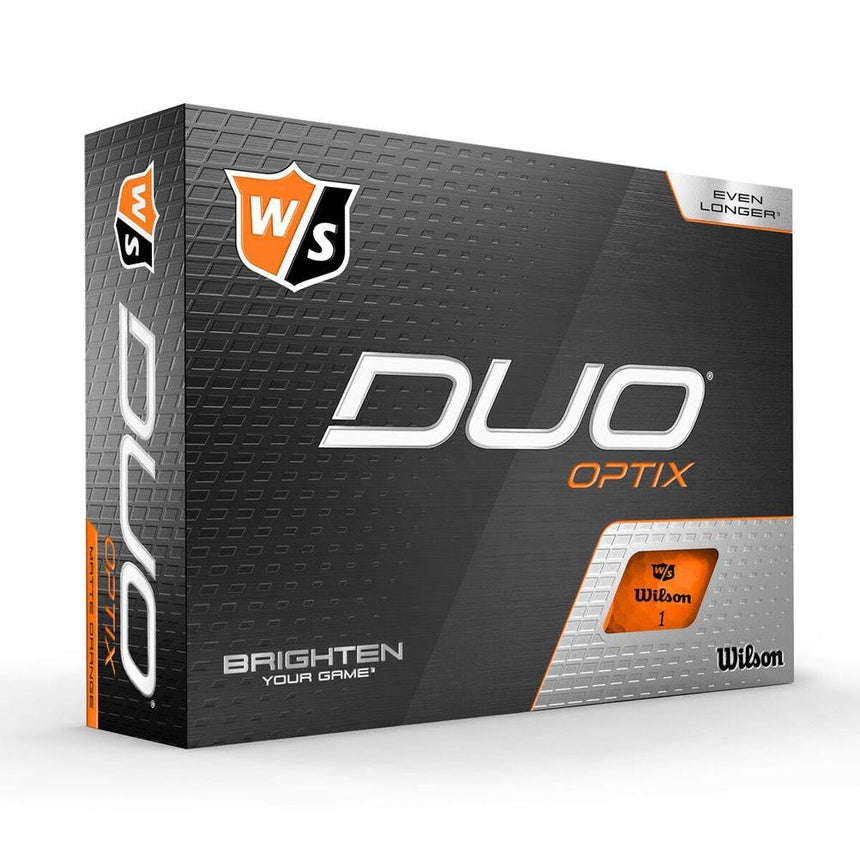 Wilson DUO Optix Golf Balls - Orange