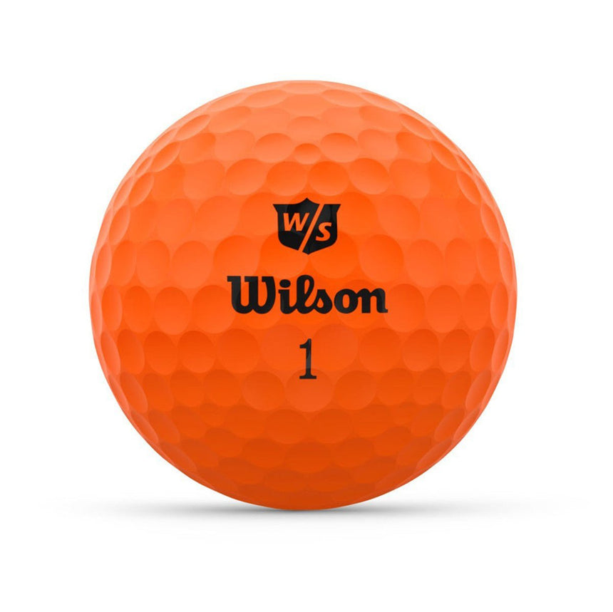 Wilson DUO Optix Golf Balls - Orange