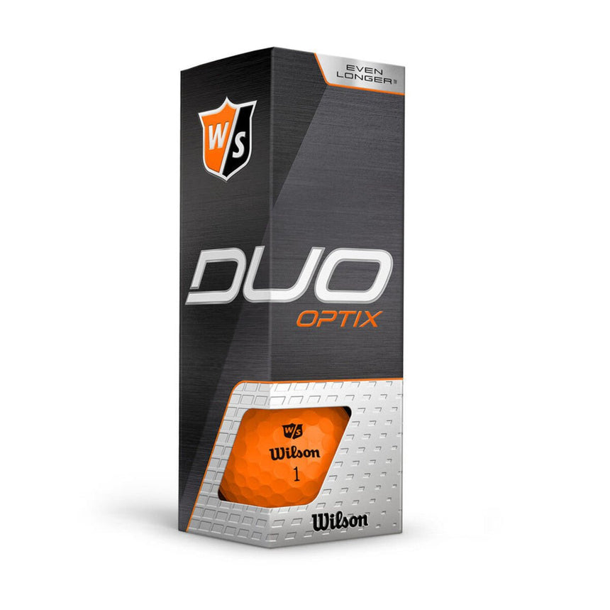 Wilson DUO Optix Golf Balls - Orange