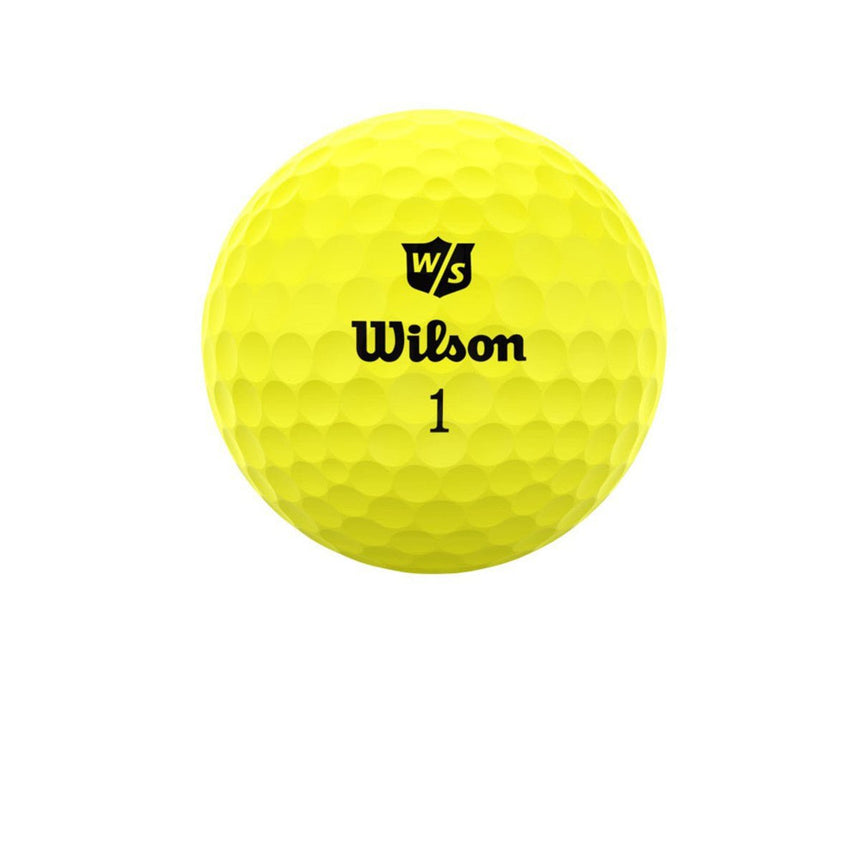 Wilson DUO Optix Golf Balls - Yellow