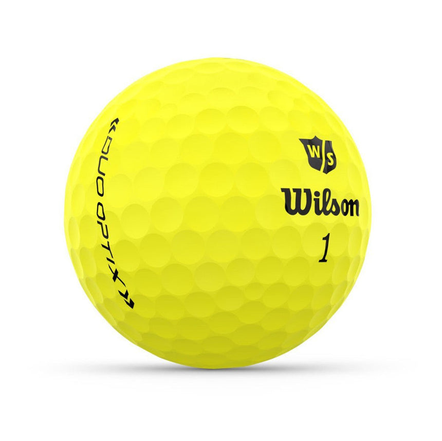 Wilson DUO Optix Golf Balls - Yellow