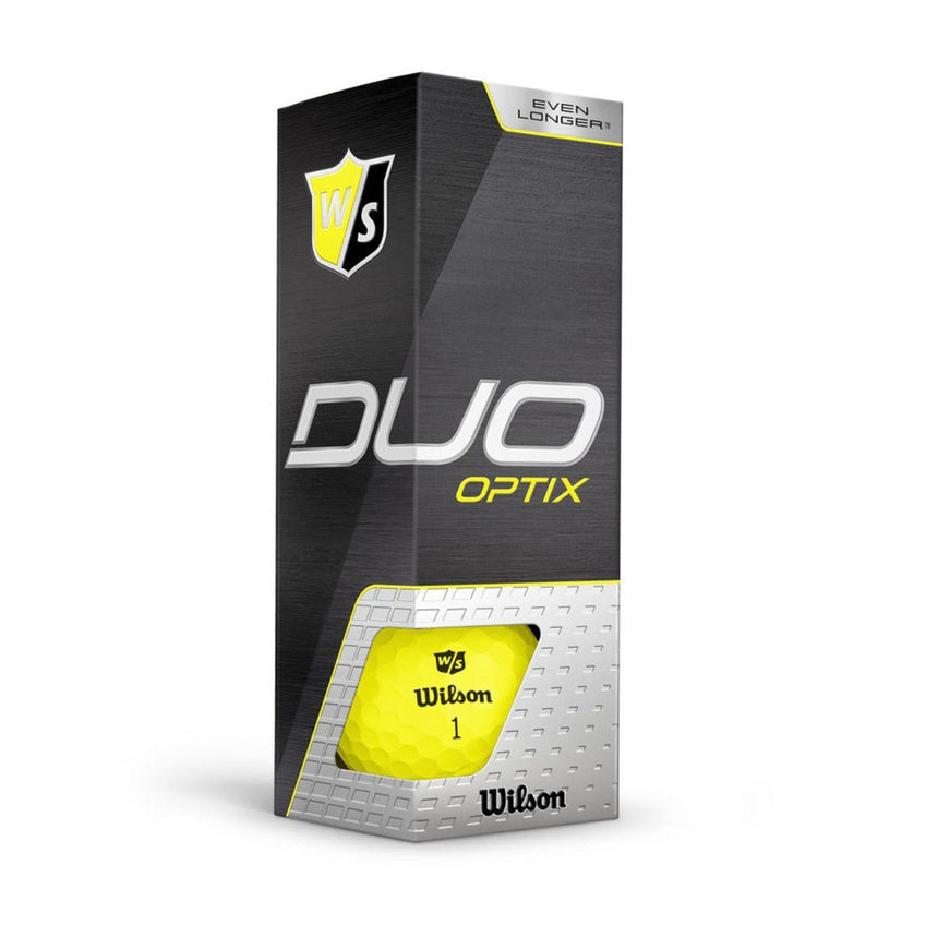 Wilson DUO Optix Golf Balls - Yellow