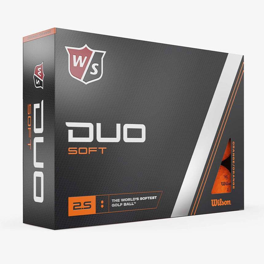 Wilson Staff Duo Soft Golf Balls - Orange - 2023