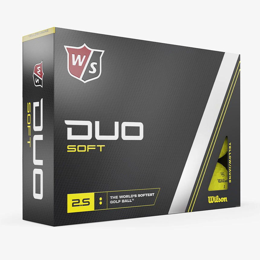 Wilson Staff Duo Soft Golf Balls - Yellow - 2023