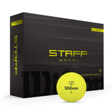 Wilson Staff Model Golf Balls - Yellow