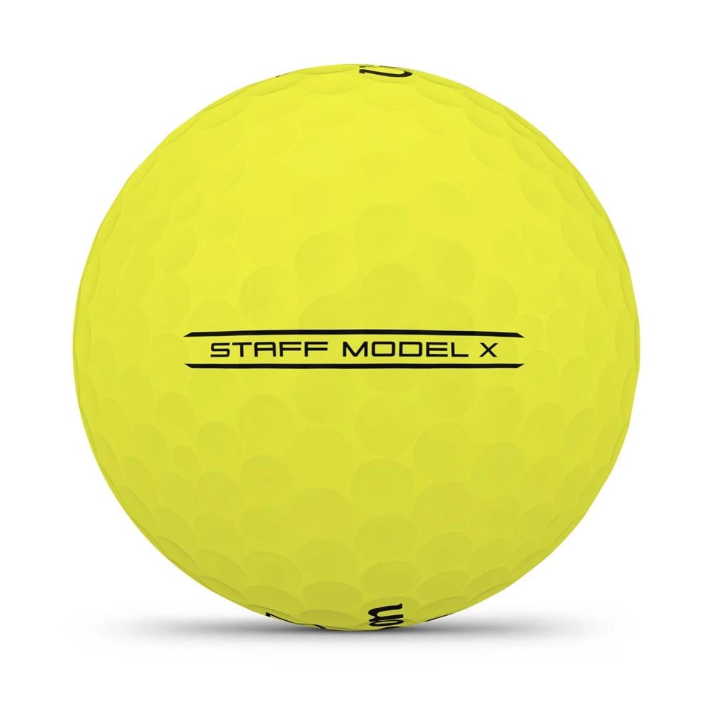 Wilson Staff Model X Yellow Personalized Golf Balls